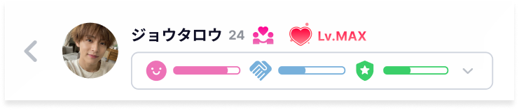 トーク画面のヘッダー